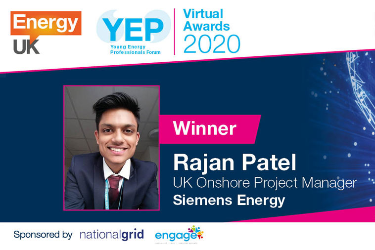 Energy UK's Young Energy Professionals Awards Winner