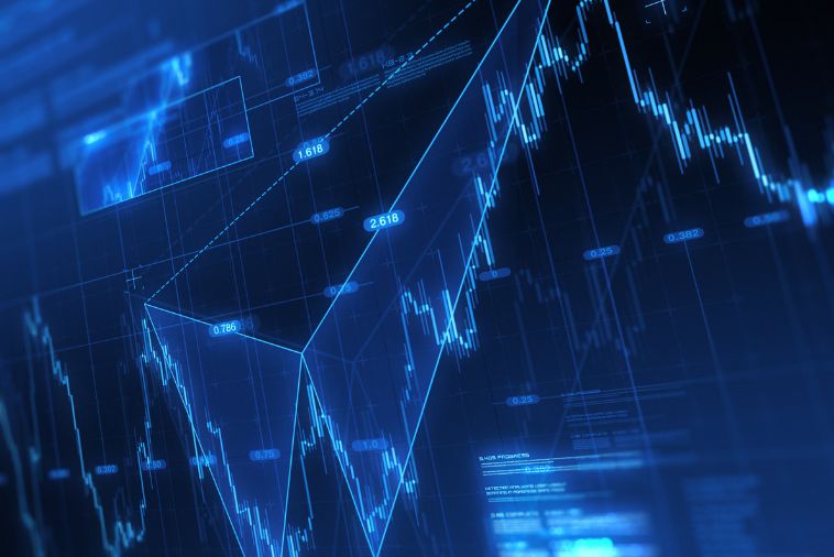Digital Blue graphs representing data analysis