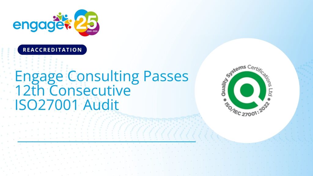 Engage Consulting Passes 12th Consecutive Audit Promotional Graphic